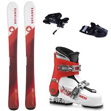 Defiance Flash Junior Complete Package Skis Boots Bindings 2020