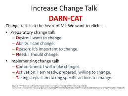 Increase Change Talk Darn Cat Motivational Interviewing