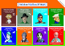 Buy Ekdali Freedom Fighters Poster A3 Size 11 7 X 16 5
