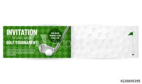 Golf Tournament Invitation Template Buy This Stock Vector And