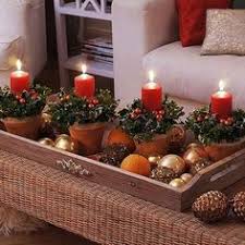This recycled birch wood christmas table decoration is a classic and simple edition to your dining room table. 12 Christmas Decorated Coffee Tables Ideas Decorating Coffee Tables Christmas Decorations Holiday Decor