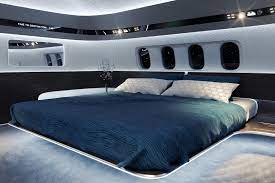 There are 2 bedrooms, 1.25 bathrooms and an upstairs loft. Boeing S Radical New Concept Luxury Private Jet Interiors By Brabus And The Top 7 Bedrooms On Board The Business Jets For Sale