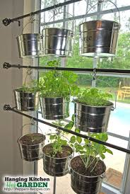 hanging kitchen herb garden