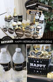 Help your coworker or loved one celebrate the end of an era, and the start of a new chapter with retirement party invitations. Happy Retirement Party Supplies Bar Cart Styling Ideas Big Dot Of Happiness