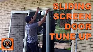 sliding screen doors how to remove