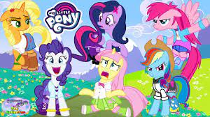 My Little Pony vs. MLP Equestria Girls Cartoon Character Swap - SETC -  YouTube