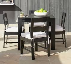 The knox 72 round dining table is a unique one of a kind dining table perfect for any occasion. Malibu 36 Metal Square Dining Table Black Pottery Barn
