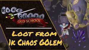OSRS Loot From...1000 Chaos Golems - YouTube