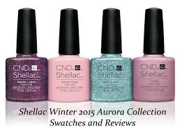 Pretty Polished Shellac Winter 2015 Aurora Collection