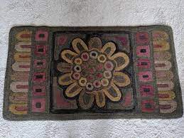 penny rug sunflower small pattern by