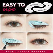 quick eyeliner eyeshadow stencils guide