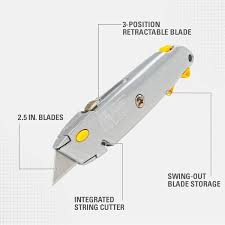 retractable blade utility knives knife