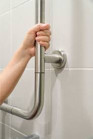Install Bathroom Safety Rails And Grab Bars