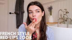 everyday red lips look by french