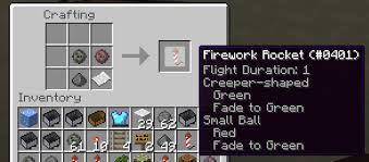 You just made fireworks in pe! Fyi You Can Put Multiple Different Explosion Patterns Into The Same Fireworks Rocket Minecraft