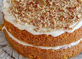 Get the recipe for carrot ribbon cake ». Carrot Cake With Cream Cheese Frosting Barefeet In The Kitchen
