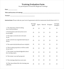 9 training survey templates word