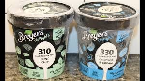 breyers delights mint chip and cookies