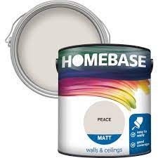 homebase matt paint peace 2 5l homebase