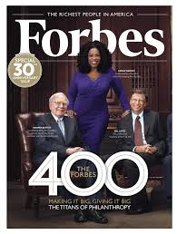 Oprah Winfrey Graces the Cover of Forbes Magazine; One of the Most Giving  Philanthropists! | Black Celebrity Giving