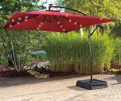 Solar Offset Patio Umbrella