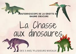 Nous sommes à la fin du crétacé, la plupart des dinosaures ont disparu. Recreanice Chasse Aux Dinosaures Demain Samedi Facebook