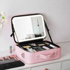 makeup case with mirror