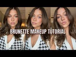 brunette makeup tutorial fall inspired