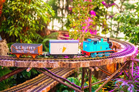 botanic gardens model train exhibit