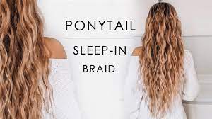 If you follow the instructions closely, you can get magnificent waves that will last for. Sleep In Ponytail Beachy Waves Hair Tutorial Shonagh Scott Youtube