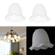 2pcs Bell Shape Frosted Clear Lamp