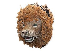 Lion Head Wall Hanging Bead Wire And