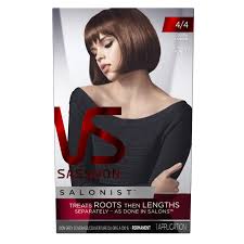 Vidal Sassoon Salonist Hair Colour Permanent Color Kit 4 4 Dark Auburn