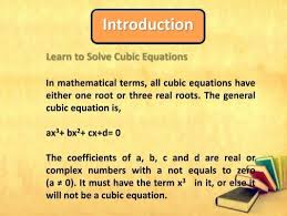 How To Solve Cubic Equation Pdf