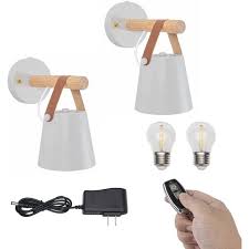Fsliving Battery Operated Wall Sconce
