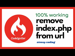 codeigniter remove index php from url