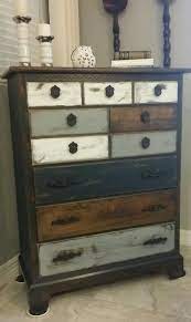 Tall narrow dressers are a right solution. Tall Rustic Dresser Gray Tones Rustic Dresser Refinished Bedroom Furniture Dresser Decor