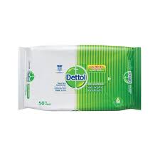 dettol anti bacterial wet wipes 50
