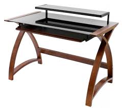 Wood And Glass Desk A Classic And