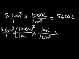 How To Convert Cubic Meters To Liters Cm3 To L