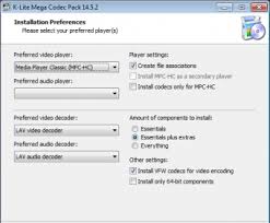 A free software bundle for high quality audio and video old versions also with xp. K Lite Mega Codec Pack 14 5 Download Free Codectweaktool Exe