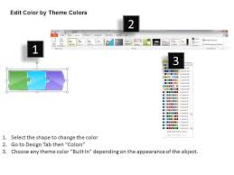 Multicolor Puzzle Piece Diagram 3 Stages Online Flow Chart