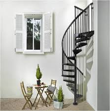 Spiral staircase gamia wood, metallic grey colour. Metal Spiral Staircase Type Sorrento L00l Stairs