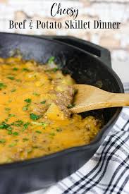 ground beef and potato skillet dinner