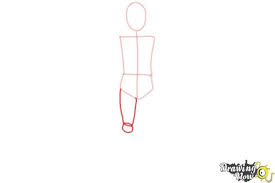 Learn how to draw a superhero with a strong body from simple triangle shapes and detailed hero costume. How To Draw A Body Outline Drawingnow