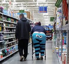 Image result for SPANDEX SHOPPERS AT WALMART