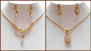 gold jewellery set design