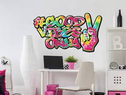Good Vibes Only Wall Decal Tie Dye