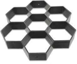 Reusable Hexagon Mold For Concrete