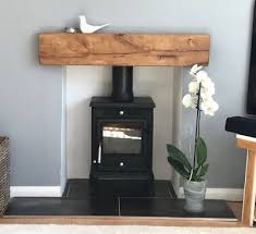 Solid Oak Beam Fireplace Mantel Shelf